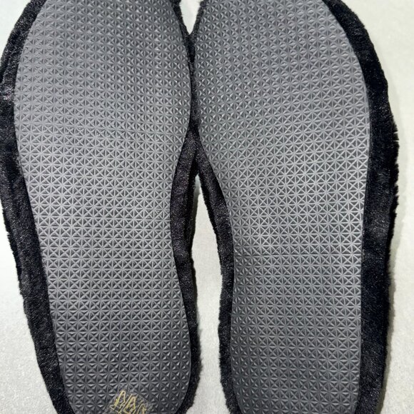 VERSACE MENS MEDUSA MEDUSA FAUX FUR HOUSE SLIPPERS SIZE 44 APPROX 10/11 - Picture 10 of 10